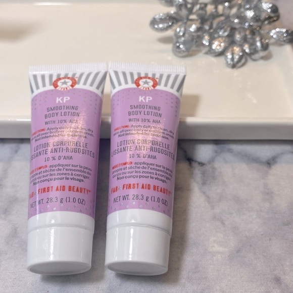 First Aid Beauty KP Smoothing Body Lotion Twin Set, 2 x 1 oz./28.3 g. - Picture 3 of 10